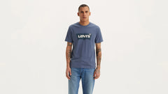 Standard Fit Classic Graphic T-Shirt - Vintage Indigo - Blue