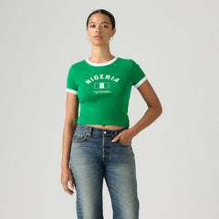 Nigeria Mini Ringer Tee - Nigeria - Multi-Color