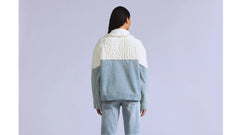 Aran Trucker Jacket - Cold Water - Medium Wash