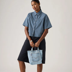 Mini Tote Bag - Ocean - Light Wash