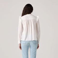 Gianna Long Sleeve Blouse - Bright White