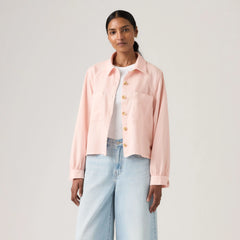 Tini Long-Sleeve Utility Shirt - Crystal Pink Gd 1 - Pink