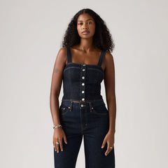 Drea Tank - Reign Of The Rinse Tank - Dark Wash