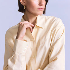 Women's Rider Shirt - Silk Rider Cream Rin - White