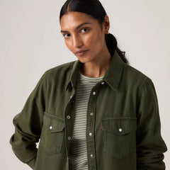 Iconic Western Shirt - Deep Depths Gd - Green