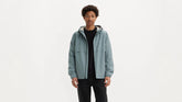 Hooded Rain Windbreaker Jacket - Trooper - Green
