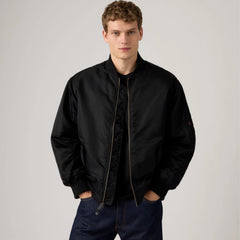 MA-1 Bomber Jacket - Jet Black - Black