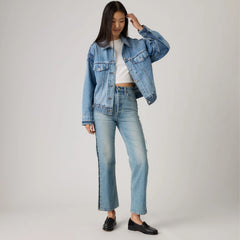 Ribcage Deconstructed Ankle Women's Jeans - Upon Reflection Rc - Medium Wash