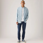 512™ Slim Taper Linen+ Denim Men's Jeans - Part The Sea - Dark Wash