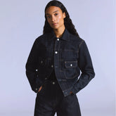 Women’s Type II Trucker Jacket - Moj Type 2 Dark Rinse - Dark Wash