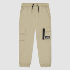 Everyday Cargo Pull On Joggers Little Boys 4-7x - Safari - Beige