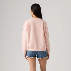Graphic Everyday Crewneck Sweatshirt - Crystal - Pink