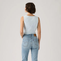 Teagan Blouse - Watch Me - Light Wash