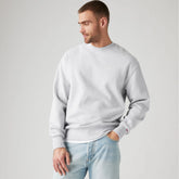 Authentic Crewneck Garment Dye Sweatshirt - Light Heather Grey