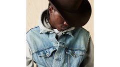 Relaxed Fit Trucker Vest - Kentucky Blue - Medium Wash