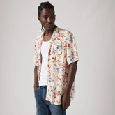 Classic Camper Shirt - Blake Brushstroke Floral Jet Black - Multi-Color