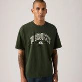 Relaxed Fit Graphic Boxy T-Shirt - No Requests Kombu Green - Green