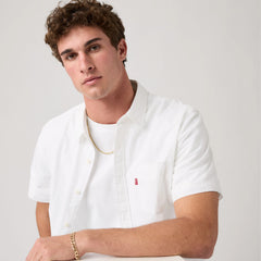 Short-Sleeve Classic One Pocket Standard Fit Shirt - Bright White