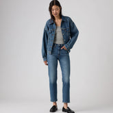 Wedgie Straight Ankle Women's Jeans - Unstoppable Wear - Dark Wash