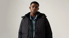 Rockridge Short Puffer Jacket - Jet Black - Black
