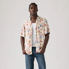 Classic Camper Shirt - Blake Brushstroke Floral Jet Black - Multi-Color