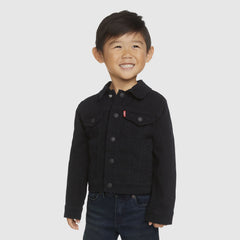 Trucker Jacket Toddler 2T-4T - Black