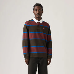 Classic Long-Sleeve Rugby Shirt - Samo Andorra - Red