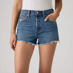 501® Original Fit High-Rise Women's Shorts - Roll Away - Medium Wash
