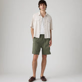 Boxer Cotton Linen 7" Men's Shorts - Kambaba Cotton Linen Twill - Grey