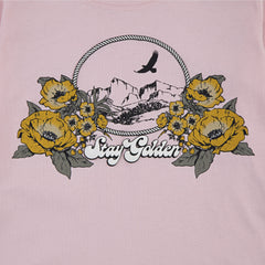 Twofer Tee Big Girls 7-16 - Crystal Rose - Pink