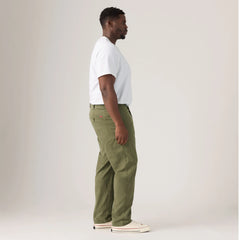 XX Chino Standard Taper Fit Pants (Big & Tall) - Olive Night Twill - Green - Stretch