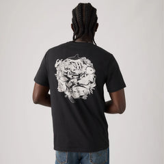 Standard Fit Classic Graphic T-Shirt - Levis Aquatic Jet Black - Black