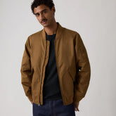 Flight Bomber Jacket - Brown - Brown