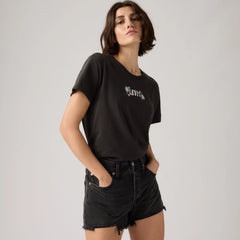Graphic Logo Favorite Short Sleeve Tee - Daisy Bw_Black Pirat - Black