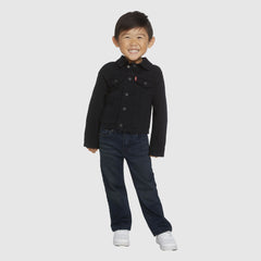 Trucker Jacket Toddler 2T-4T - Black