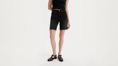 Ribcage Bermuda Women's Shorts - Princess - Black