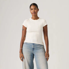 Dry Goods Short Sleeve Tee - Egret - White