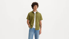 Short Sleeve Classic One Pocket Standard Fit Shirt - Capulet Olive - Green