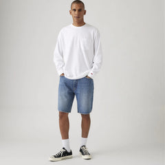 454 Relaxed 10" Men's Shorts - My Frequency - Medium Wash