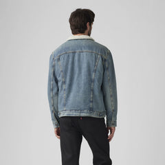 Type III Sherpa Trucker Jacket - Mustard - Medium Wash