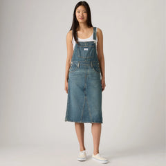 Deconstructed Midi Skirtall - About Last Week Skirtall - Medium Wash
