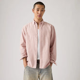 Authentic Button-Down Shirt - Waylon Stripe Au Naturel - Pink