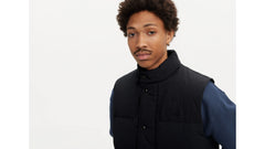 Rockridge Puffer Vest - Jet Black - Black