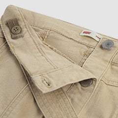 Buttoned Denim Skirt Big Girls 7-16 - Curds and Whey - Beige