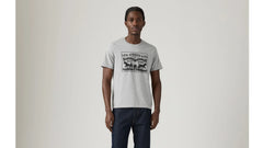 Two Horse Graphic Tee Shirt - 2 Horse Pull Heather Grey