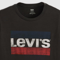 Standard Fit Levi's® Sportswear Logo Graphic T-Shirt - Black
