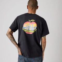 Relaxed Graphic Short-Sleeve T-Shirt - Big Apple City Phantom - Black
