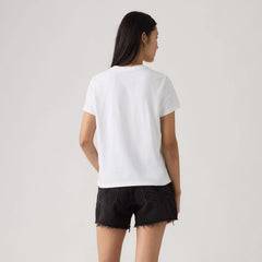 Graphic Logo Favorite Short Sleeve Tee - P2_Gingham Serif Bri - White