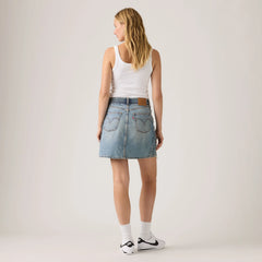 Deconstructed Edge Skirt - Upon Reflection - Medium Wash