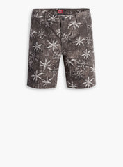 XX Chino Taper 9" Men's Shorts - Batik Palm Meteorite - Black